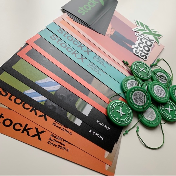StockX Accessories 3 Sets Authentic Uncut Stockx Tags Stickers